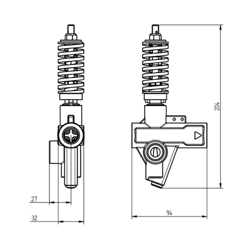 ST-285 250bar 100l/min omløpsventil